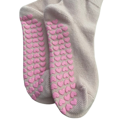 Pilates Slouchy Grip Socks (Heart Grips)